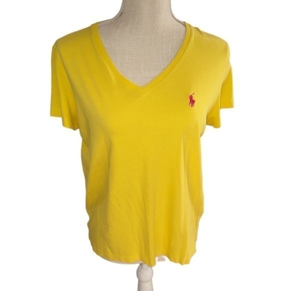 Ralph Lauren V-neck tee. Size L
